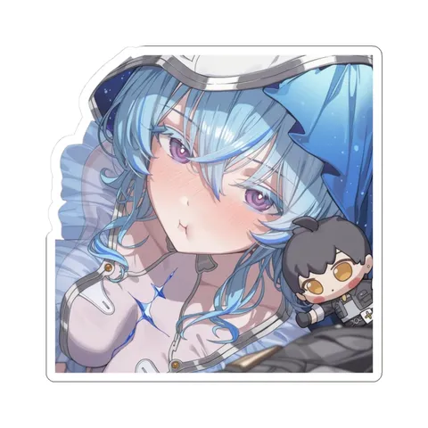 Shorekeeper Pouting — Kiss-Cut sticker