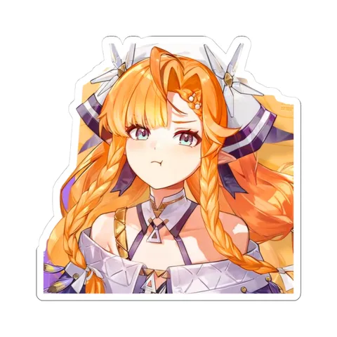 Sigrika Pouting — Kiss-Cut sticker