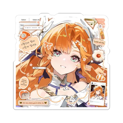 Sigrika Social Media — Kiss-Cut sticker