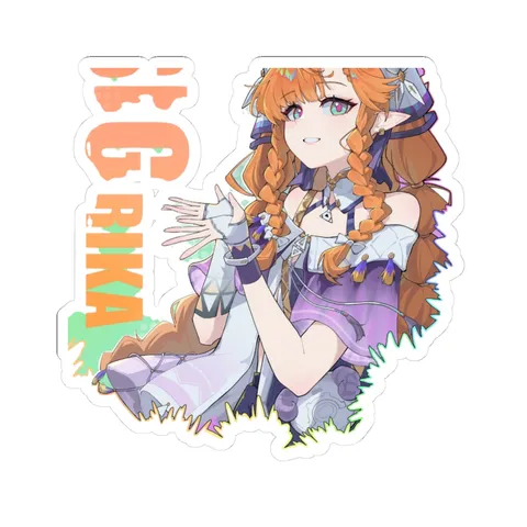 Sigrika Text — Kiss-Cut sticker
