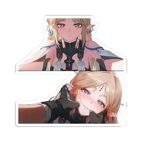 Touching Cartethyia — Kiss-Cut sticker
