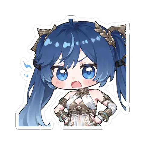Chibi Angy Iuno — Kiss-Cut sticker