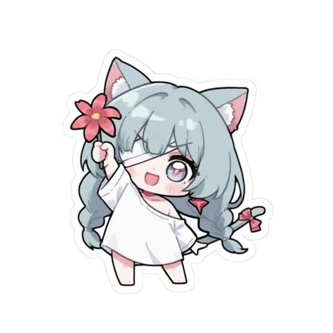 Chibi Flower Phrolova — Kiss-Cut sticker