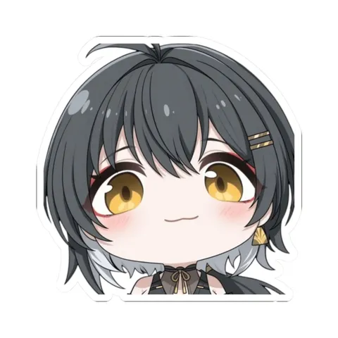 Chibi Female Rover — Kiss-Cut sticker