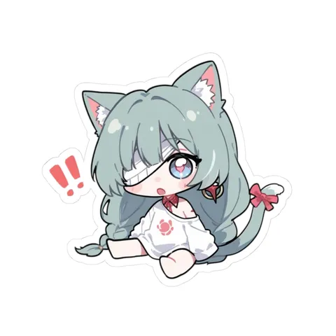 Chibi Phrolova Surprised — Kiss-Cut sticker