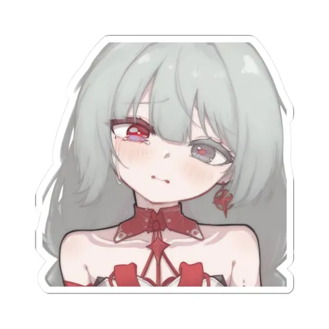 Chibi Phrolova Tearing Up — Kiss-Cut sticker