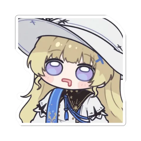 Drooling Chibi Phoebe — Kiss-Cut sticker