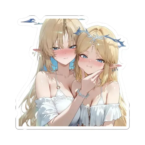 Fleurdelys and Cartethyia — Kiss-Cut sticker