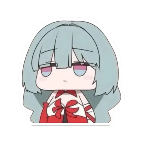 IDGAF Chibi Phrolova — Kiss-Cut sticker
