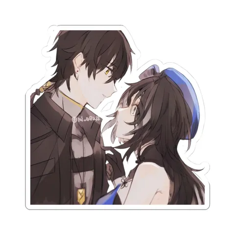 Yangyang and Rover — Kiss-Cut sticker