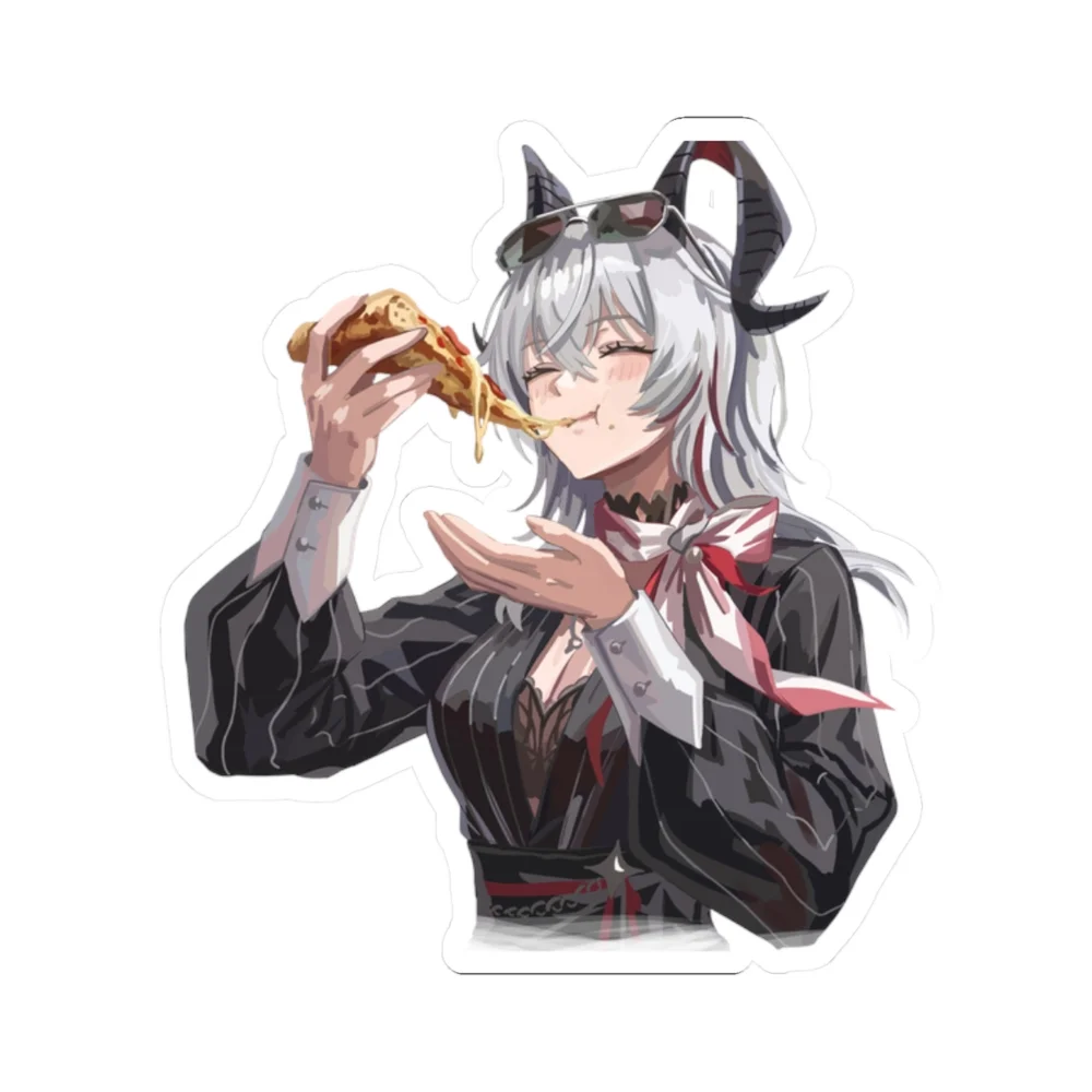 Zani Eating Pizza