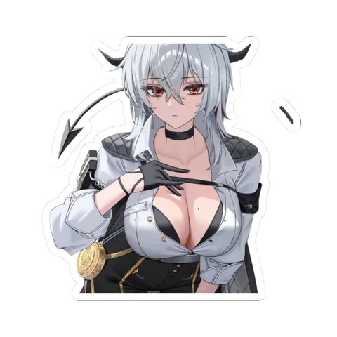 Zani Hand On Chest — Kiss-Cut sticker