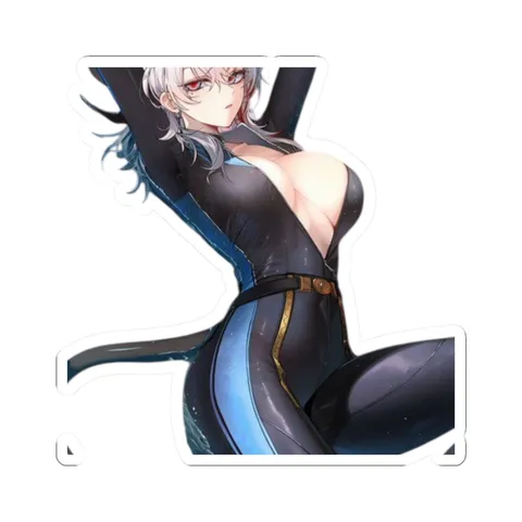Zani Skin Suit — Kiss-Cut sticker
