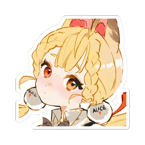 Alice Thymefield Cute Face — Sticker sticker