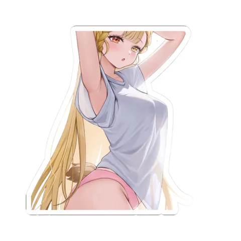 Alice Thymefield Fixing Hair — Sticker sticker