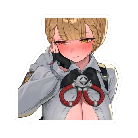 Alice Thymefield Hand On Cheek — Sticker sticker
