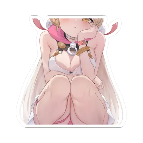 Alice Thymefield Squatting — Kiss-Cut sticker