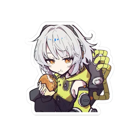 Anby Bitting Burger — Sticker sticker