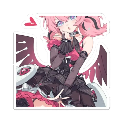 Aria Blows A Heart — Kiss-Cut sticker