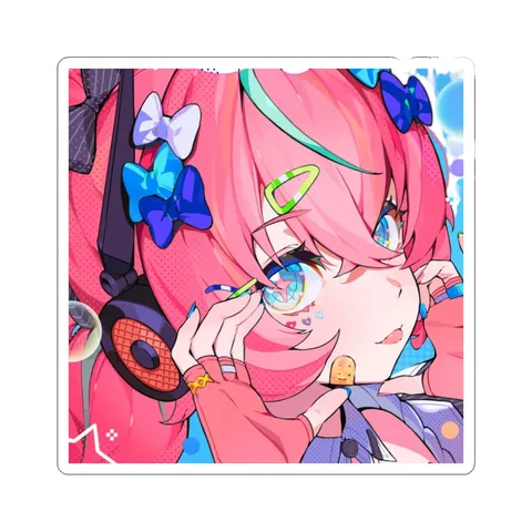 Aria Splash Art — Kiss-Cut sticker