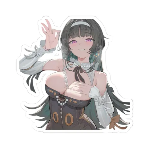 Astra Yao Hand On Chest — Sticker sticker