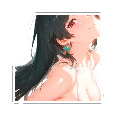 Astra Yao White Swimsuit — Kiss-Cut sticker