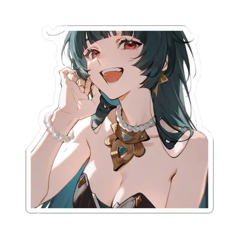 Astra Yao Laughing — Kiss-Cut sticker