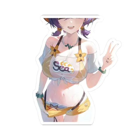 Belle Gets Wet — Sticker sticker