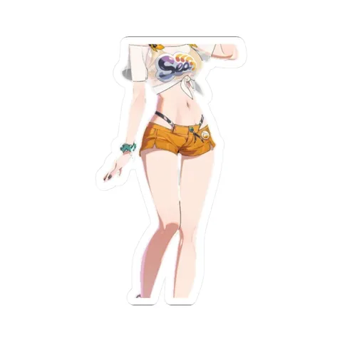 Belle Summer Swimsuit Full Body — Kiss-Cut sticker