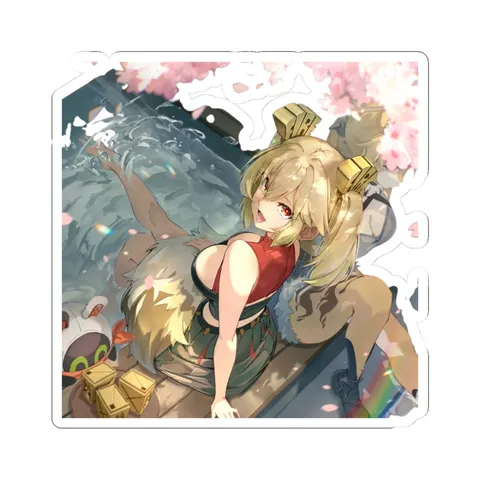 Burnice Blossom Pond — Kiss-Cut sticker