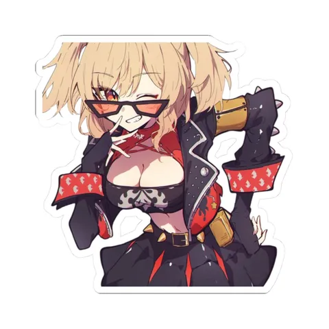 Burnice Cheeky — Kiss-Cut sticker