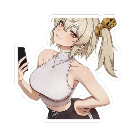 Burnice Casual Outfit — Kiss-Cut sticker