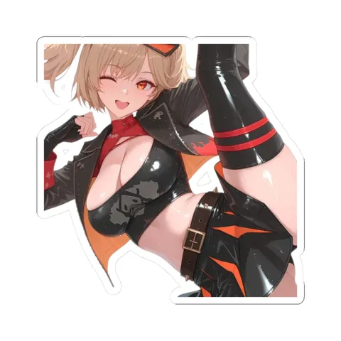 Burnice Splits — Kiss-Cut sticker
