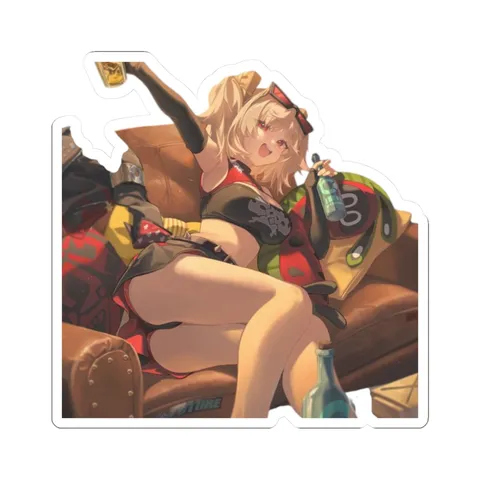 Burnice Stays Over — Kiss-Cut sticker