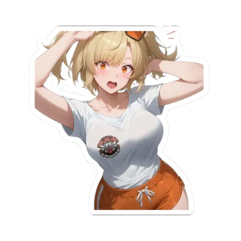 Burnice Surprised — Kiss-Cut sticker