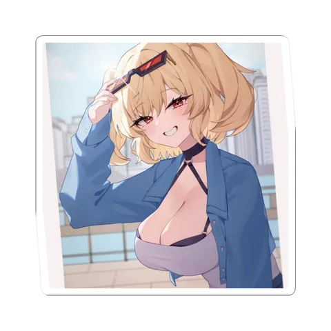 Burnice White Date Outfit — Kiss-Cut sticker