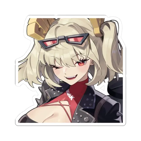 Burnice White Energetic Mixologist — Kiss-Cut sticker