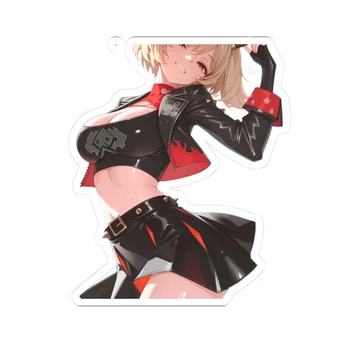 Burnice Catches You Looking — Kiss-Cut sticker