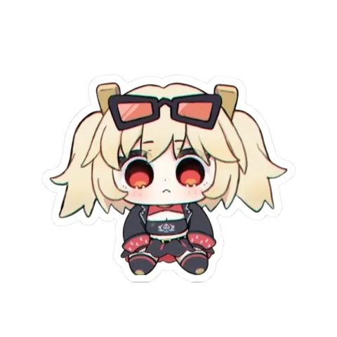 Chibi Burnice — Kiss-Cut sticker