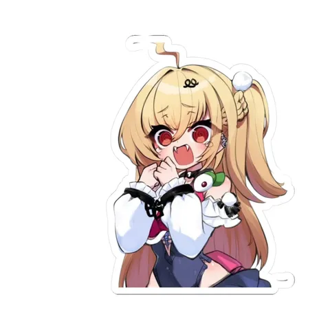 Chibi Cissia Scared — Sticker sticker