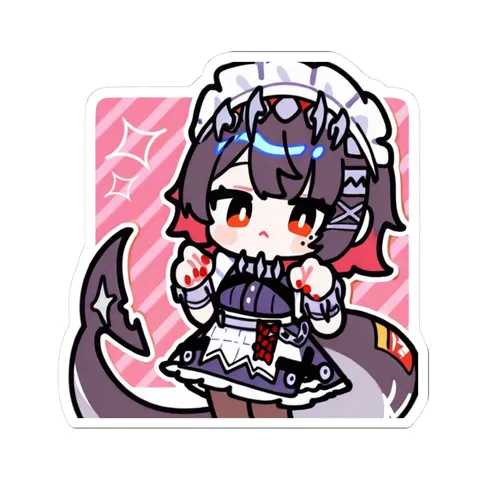 Chibi Ellen Joe Pink — Sticker sticker