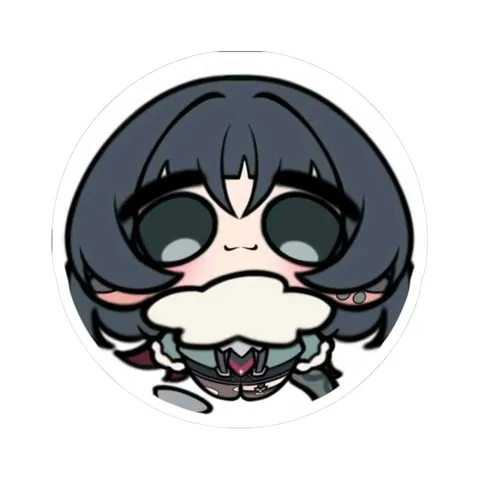 Chibi Jane Doe Peephole — Sticker sticker