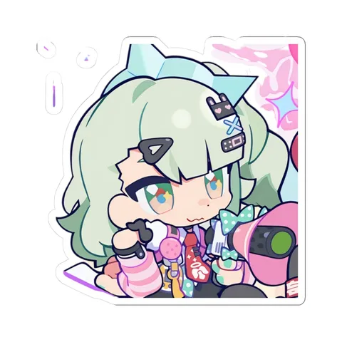 Chibi Sunna Smile — Sticker sticker