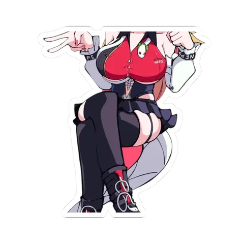 Cissia Crossed Legs — Sticker sticker