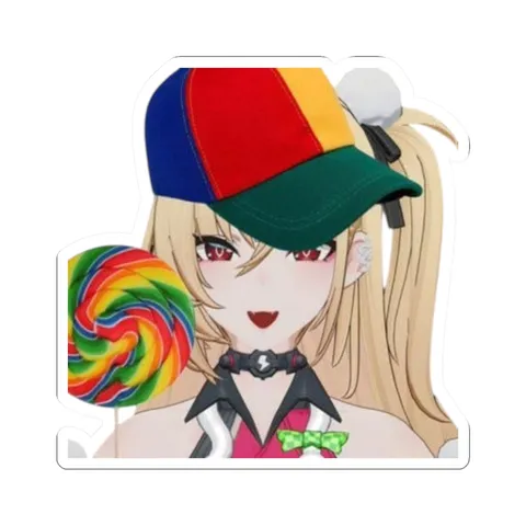 Cissia Cap and Lollipop — Sticker sticker