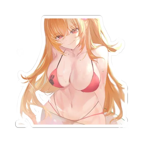 Cissia Pink BIkini — Kiss-Cut sticker