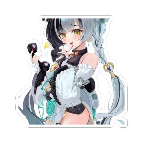 Dialyn On The Phone — Sticker sticker