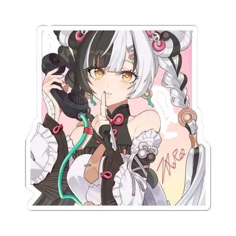 Dialyn On The Phone — Sticker sticker