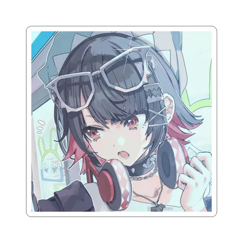 Ellen Joe Headphones and Glasses — Sticker sticker