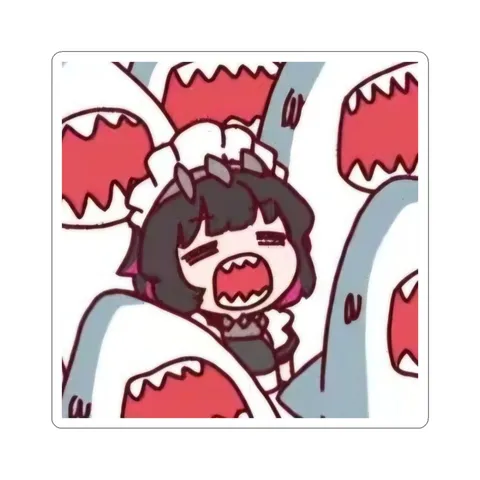 Ellen Joe Nom Nom Shark — Sticker sticker